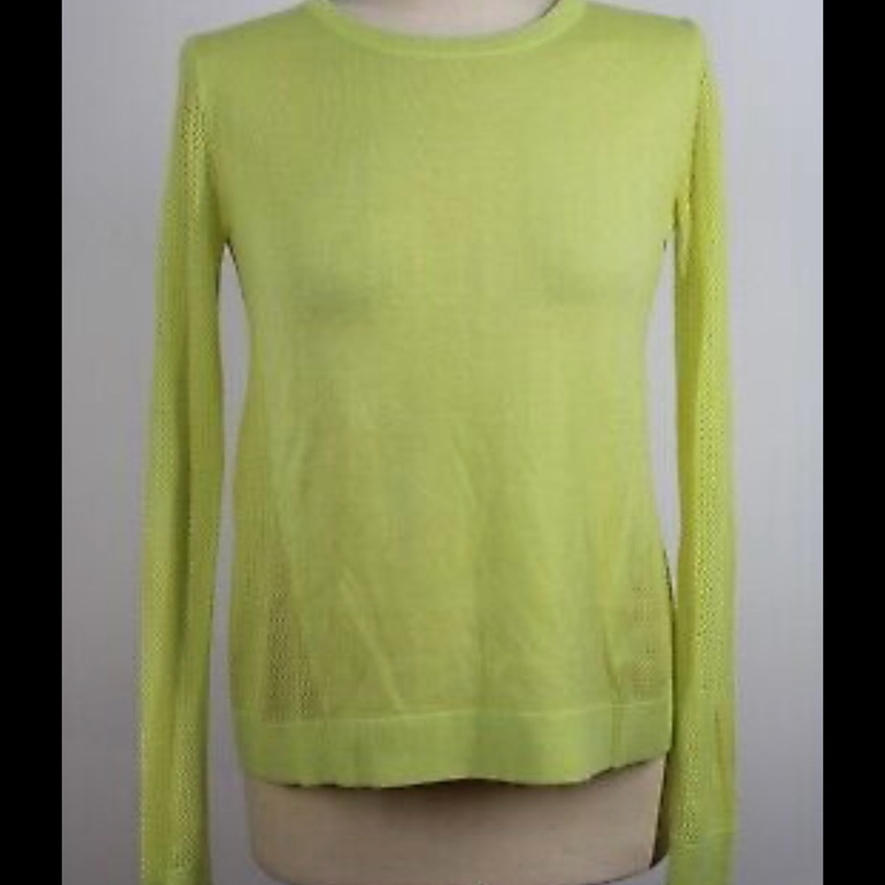 Lime Green Long Sleeve Sweater